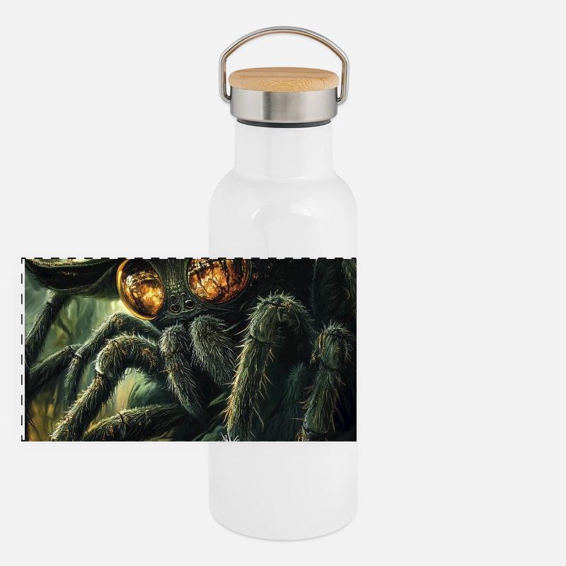 Goggle Spider in Duskwood Panoramic Thermal Bottle with Bamboo Lid