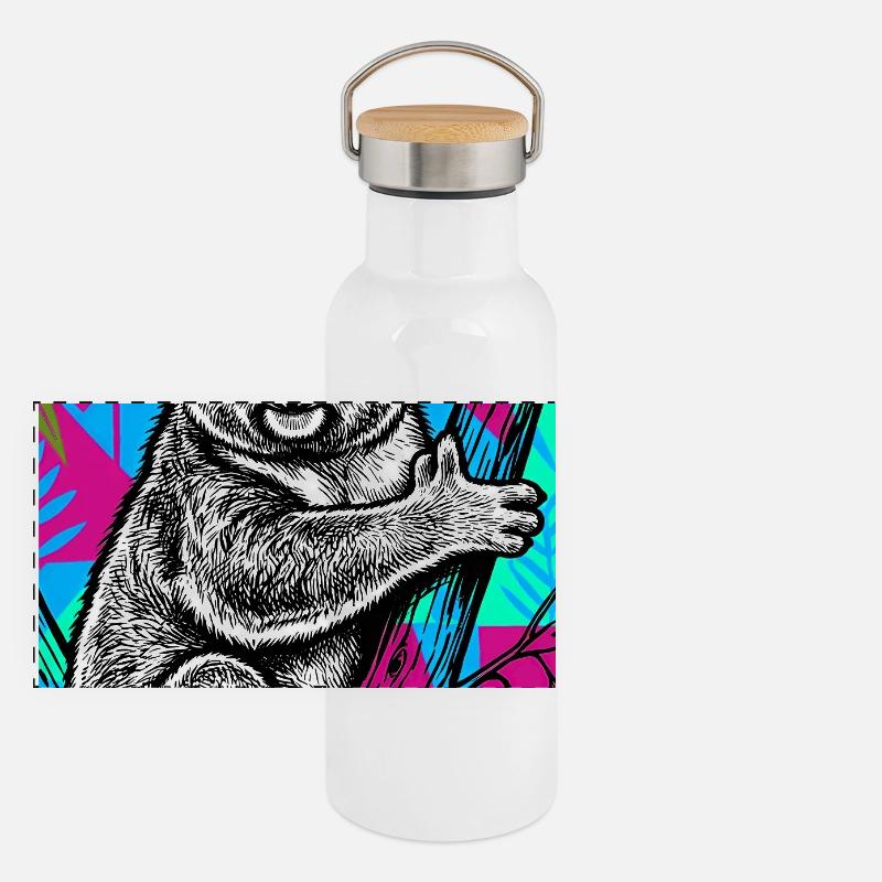 Koala Panoramic Thermal Bottle with Bamboo Lid