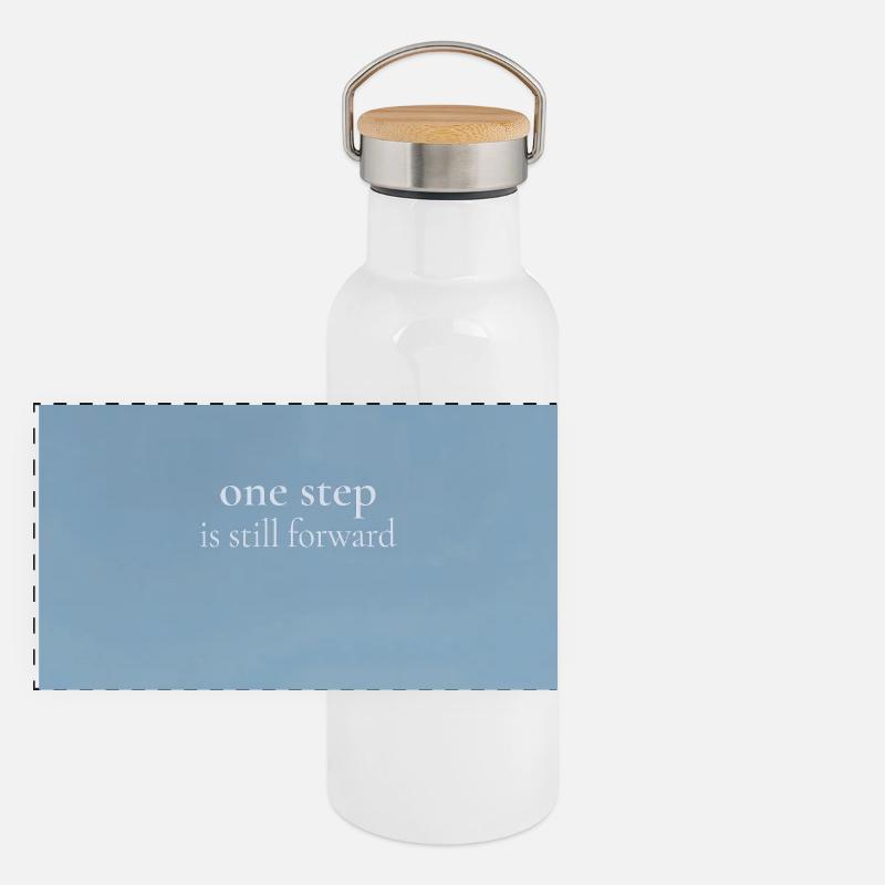 One step remains Forward Panoramic Thermal Bottle with Bamboo Lid