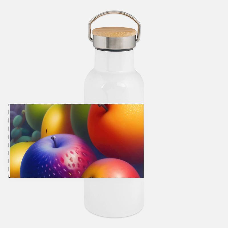 Fruit Gourde isotherme avec bouchon en bambou