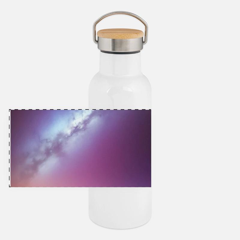 Espace et planètes Gourde isotherme avec bouchon en bambou