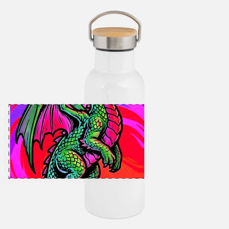 dragon Panoramic Thermal Bottle with Bamboo Lid