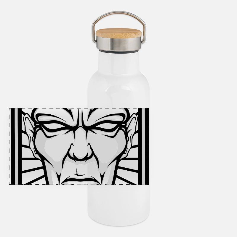 1984 Gourde isotherme avec bouchon en bambou