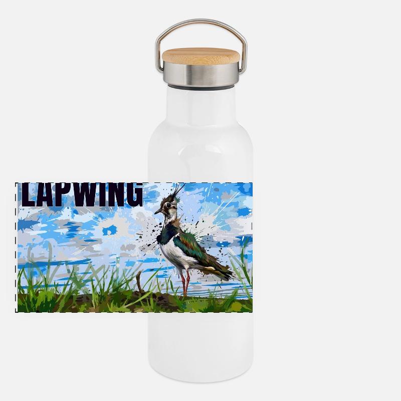 LAPWING Panoramic Thermal Bottle with Bamboo Lid