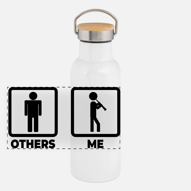 Clarinet schedule Panoramic Thermal Bottle with Bamboo Lid