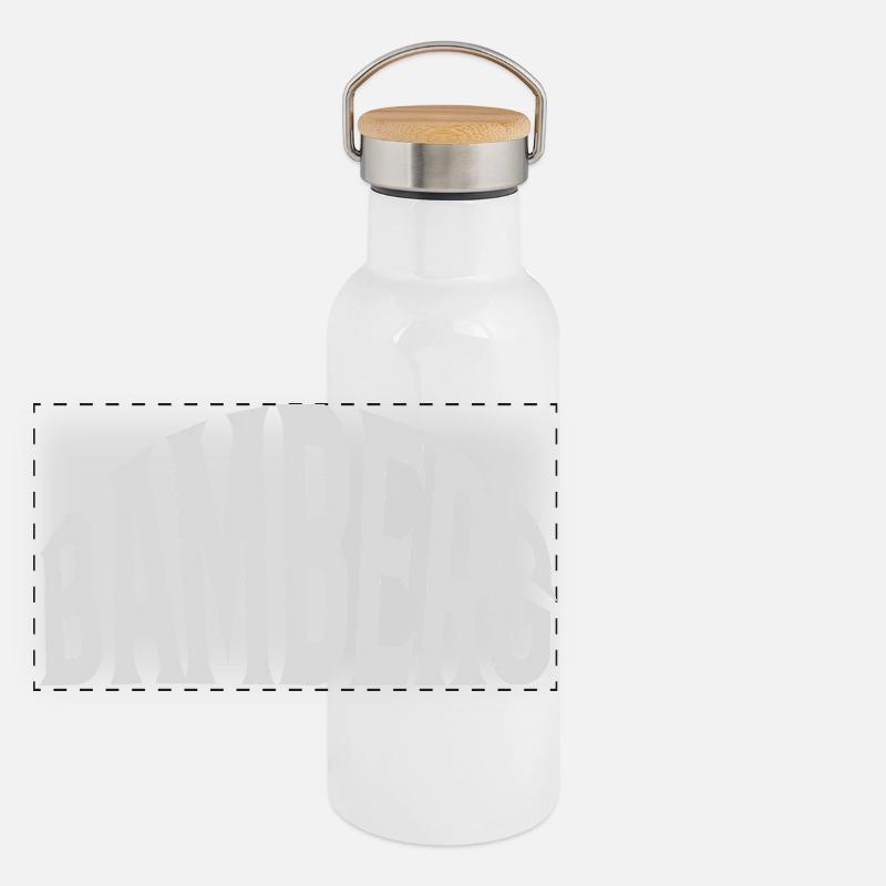 Panorama Thermosflasche mit Bambusdeckel
