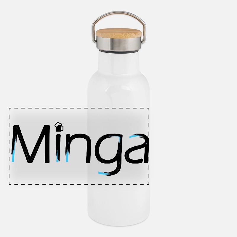 Minga Panorama Thermosflasche mit Bambusdeckel