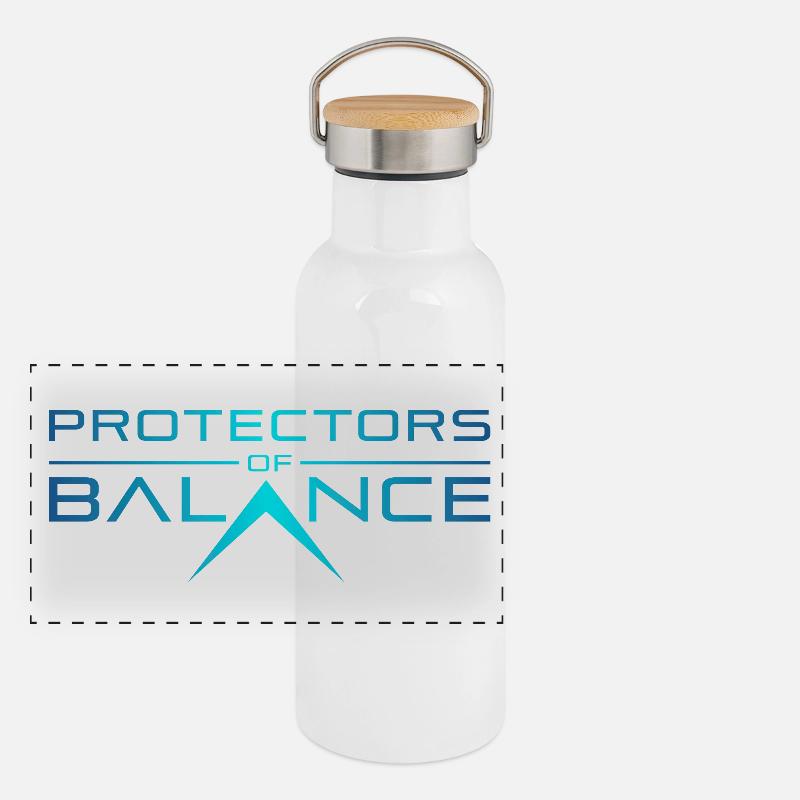 Protecteurs de l’Équilibre Gourde isotherme avec bouchon en bambou