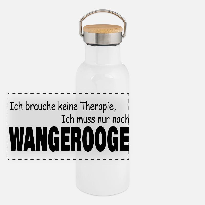 Therapy WANGEROOGE Panoramic Thermal Bottle with Bamboo Lid