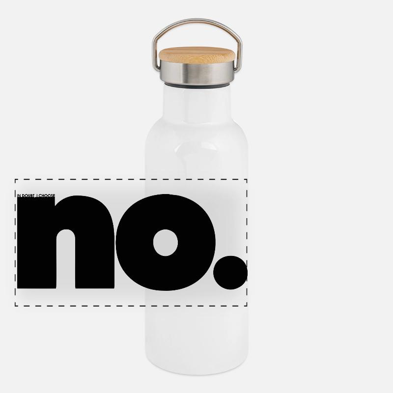 Ich wähle Panorama Thermosflasche mit Bambusdeckel