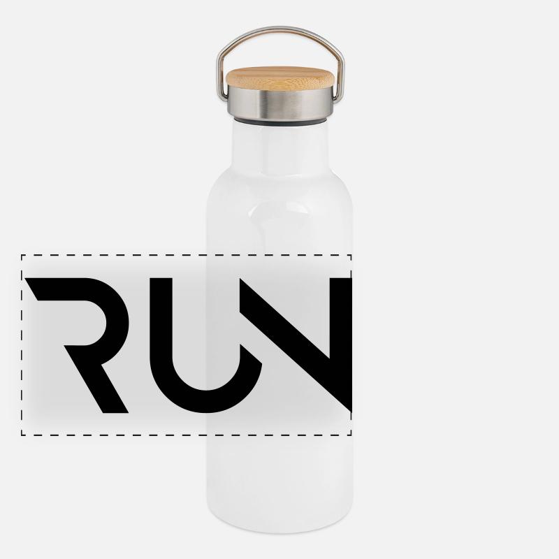 RUN Panoramic Thermal Bottle with Bamboo Lid