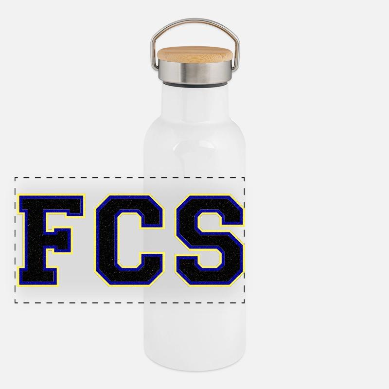 FCS - 1.FC Saarbrücken Panorama Thermosflasche mit Bambusdeckel