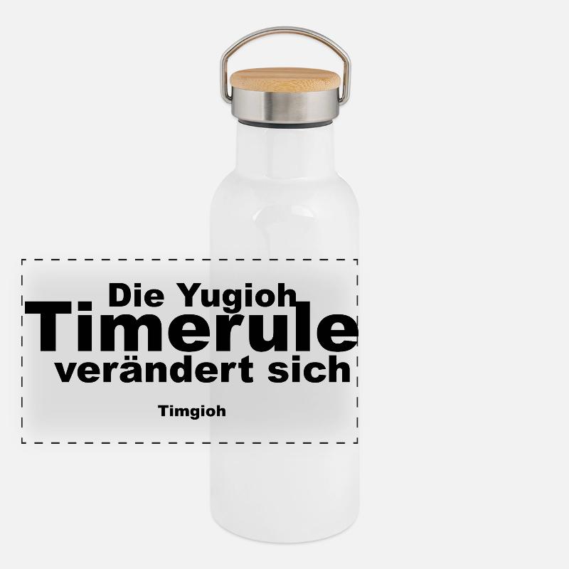 Die neue Timerule  Panorama Thermosflasche mit Bambusdeckel
