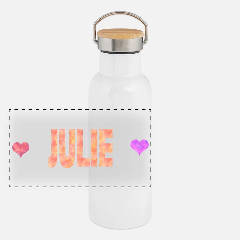 Julie Panoramic Thermal Bottle with Bamboo Lid