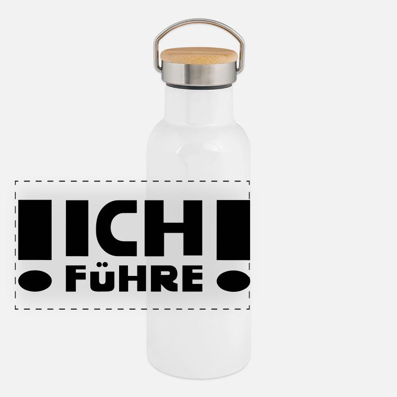 I lead Panoramic Thermal Bottle with Bamboo Lid