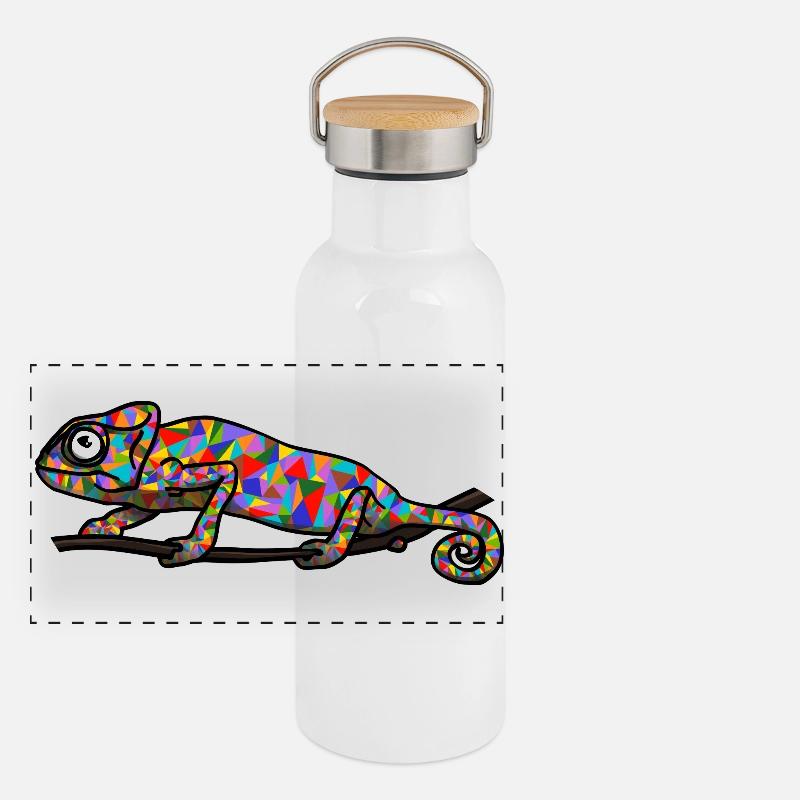 Chameleon Panoramic Thermal Bottle with Bamboo Lid