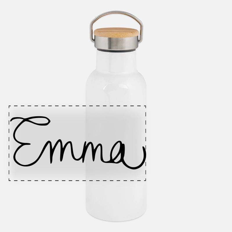 Emma Gourde isotherme avec bouchon en bambou