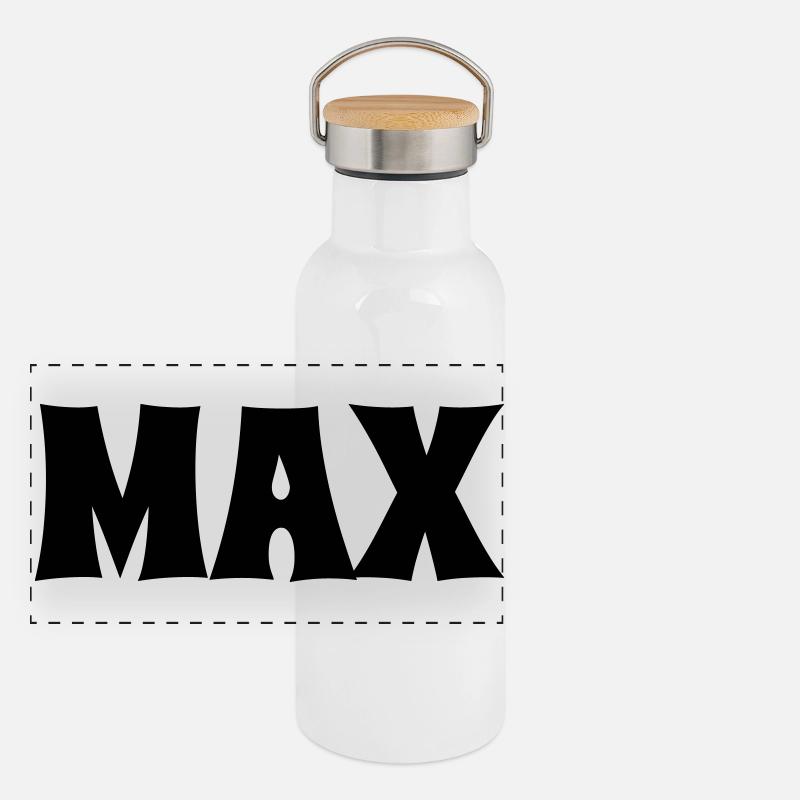 Max Gourde isotherme avec bouchon en bambou