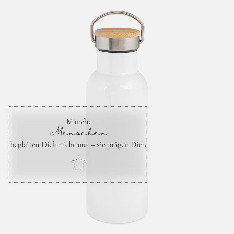 Some people shape you Panoramic Thermal Bottle with Bamboo Lid