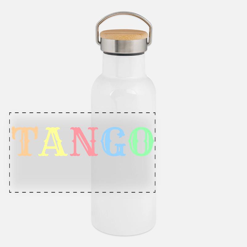 Tango Argentine Gourde isotherme avec bouchon en bambou