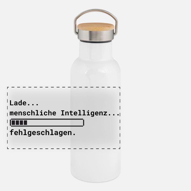 Lade Intelligenz Panorama Thermosflasche mit Bambusdeckel