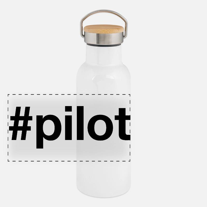 PILOT Panoramic Thermal Bottle with Bamboo Lid