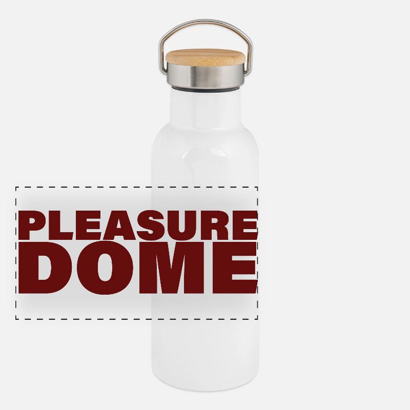 PLEASURE DOME Panorama Thermosflasche mit Bambusdeckel