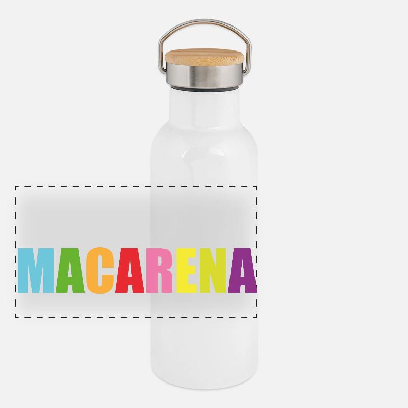 hey Macarena Panorama Thermosflasche mit Bambusdeckel