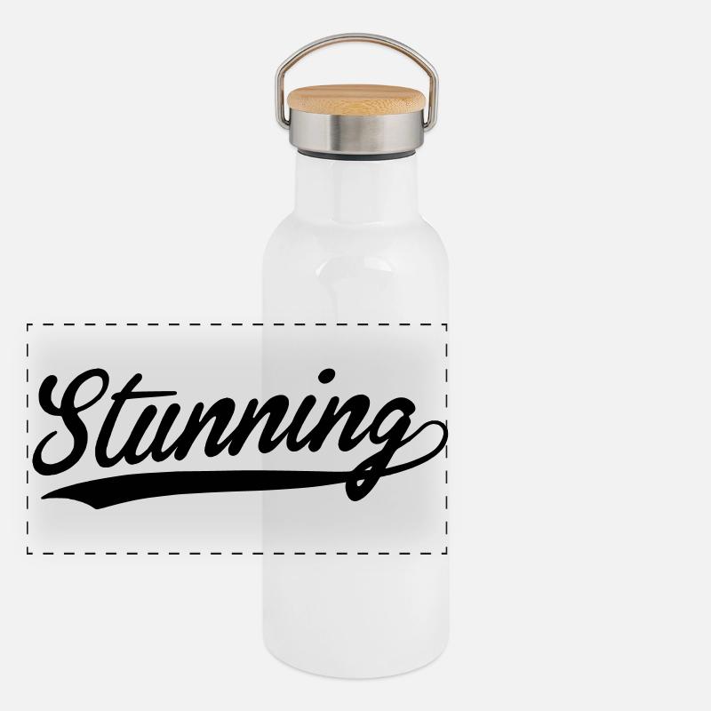 Stunning Panorama Thermosflasche mit Bambusdeckel