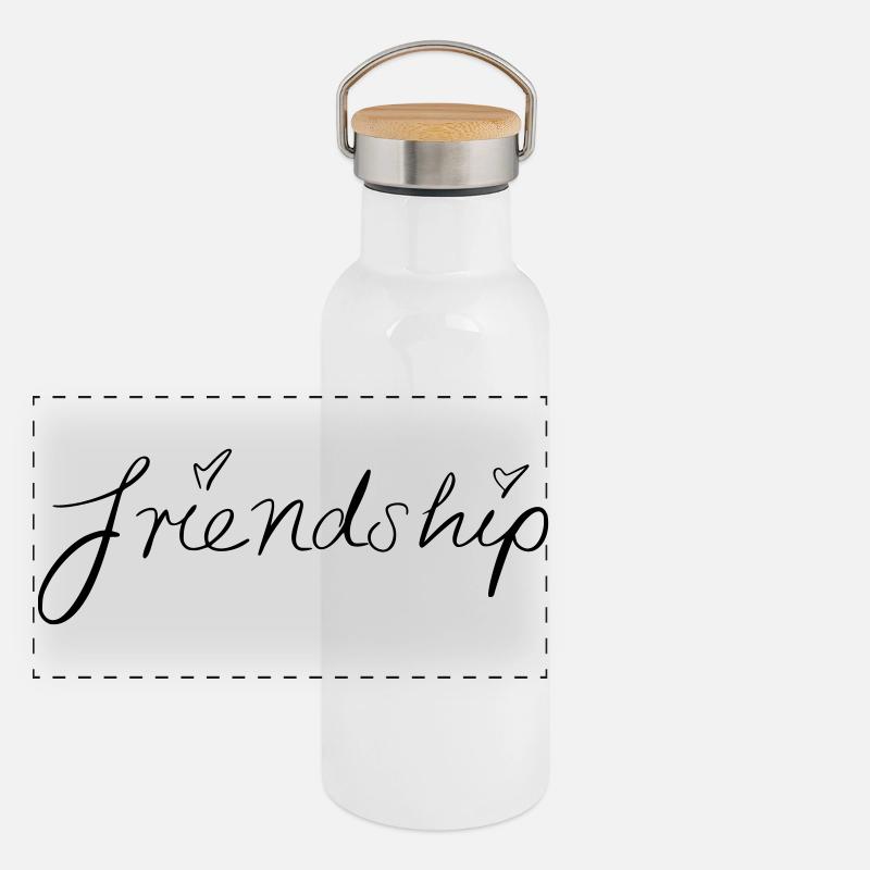 friendship Panoramic Thermal Bottle with Bamboo Lid