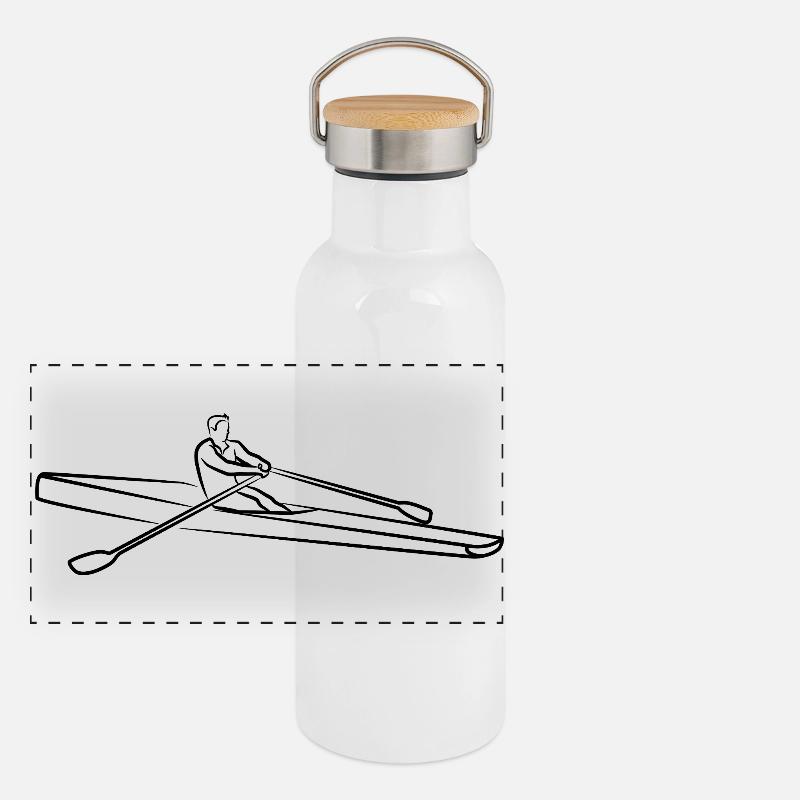 Rower Panoramic Thermal Bottle with Bamboo Lid