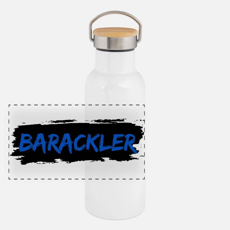 Panorama Thermosflasche mit Bambusdeckel