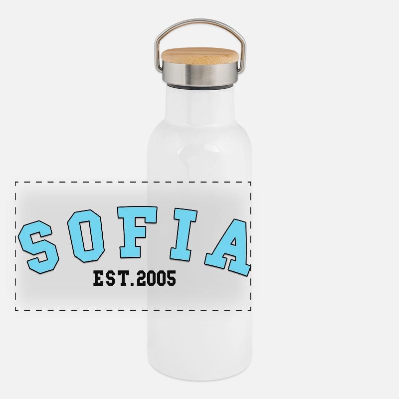Sofia_Est_2005 Panorama Thermosflasche mit Bambusdeckel