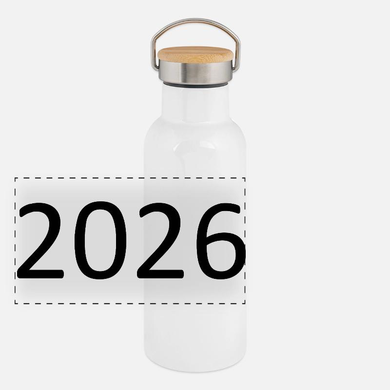 2026 Birthday Anniversary Panoramic Thermal Bottle with Bamboo Lid