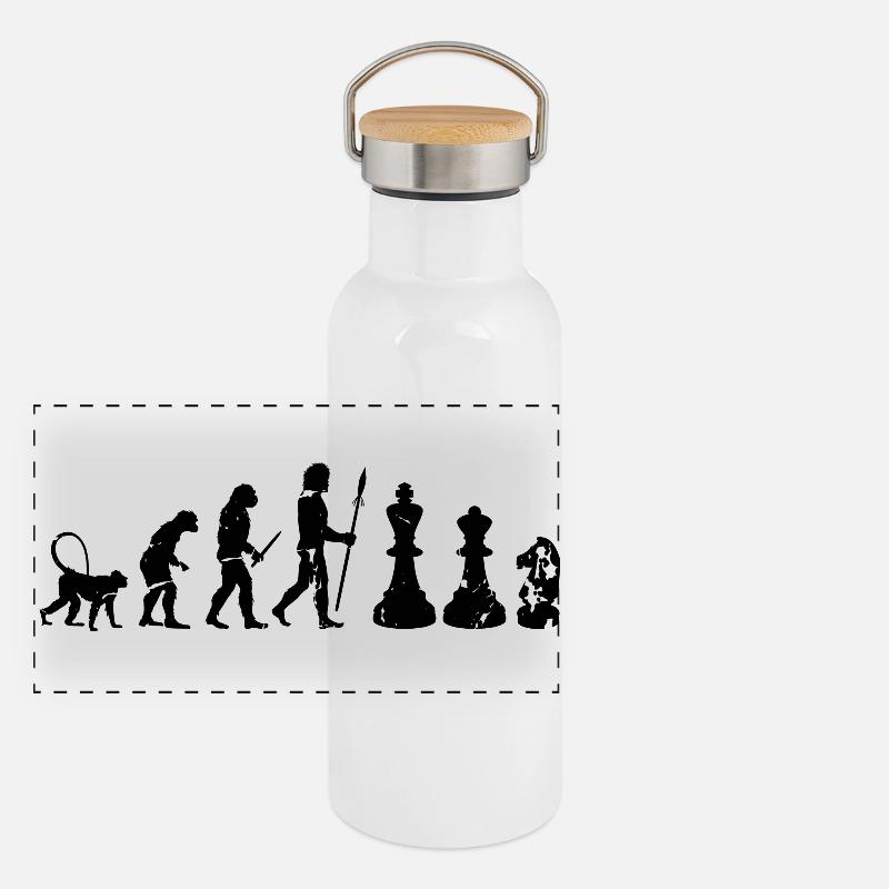 Development of chess Panoramic Thermal Bottle with Bamboo Lid