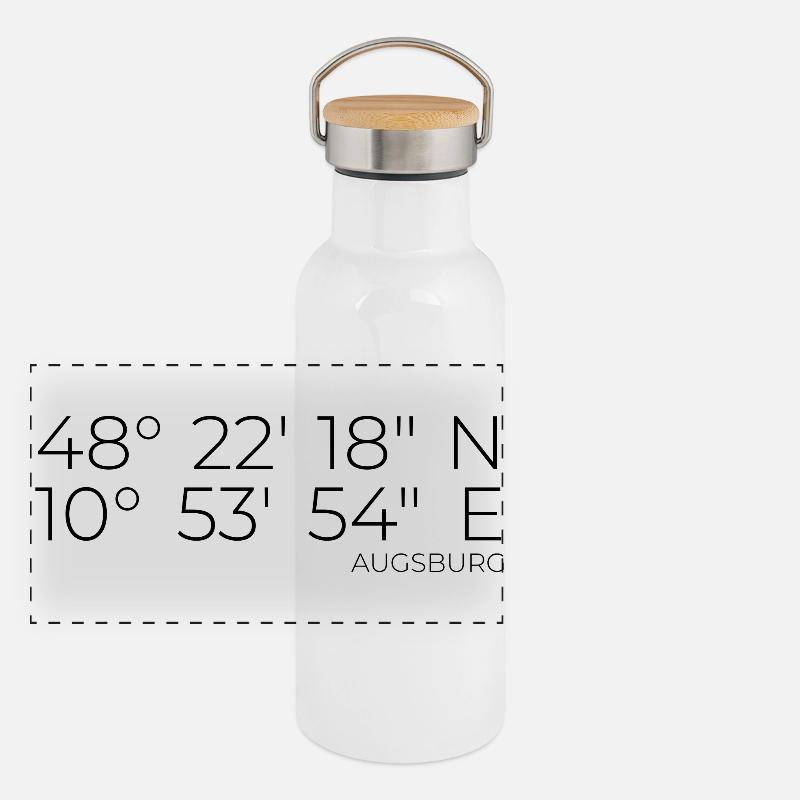 Coordinates Augsburg Panoramic Thermal Bottle with Bamboo Lid