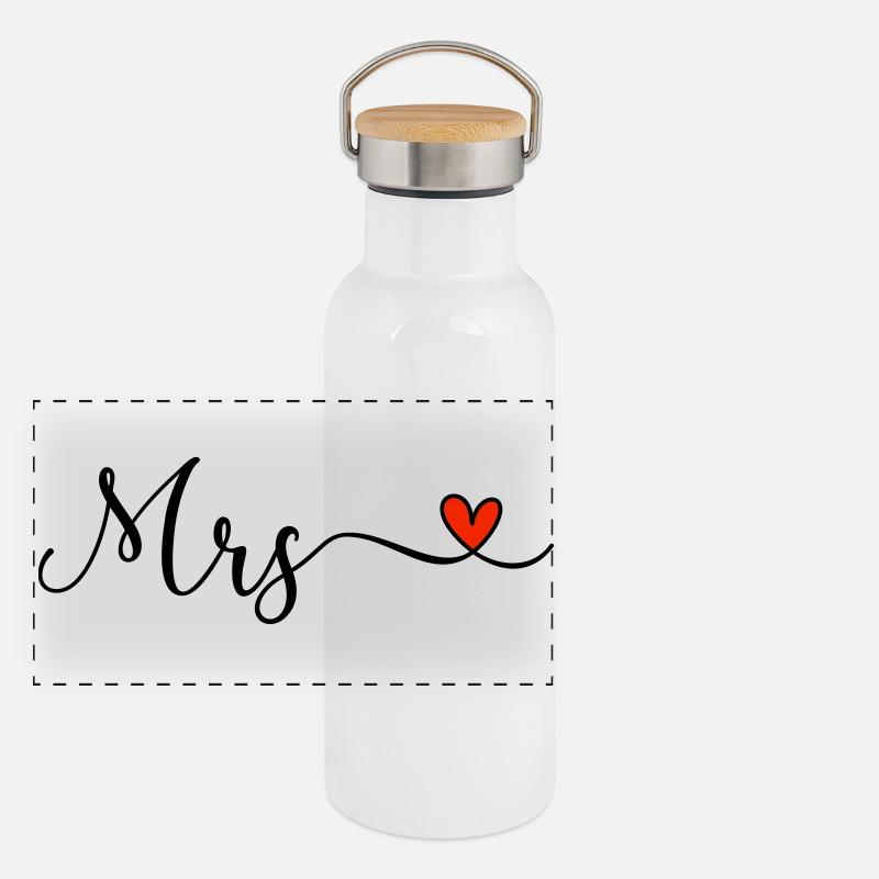 Mrs Panoramic Thermal Bottle with Bamboo Lid