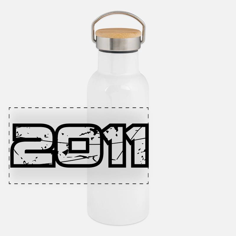 2011 Gourde isotherme avec bouchon en bambou