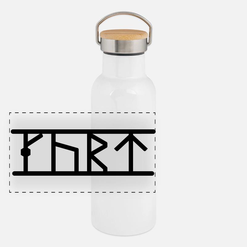 Kurt Panorama Thermosflasche mit Bambusdeckel
