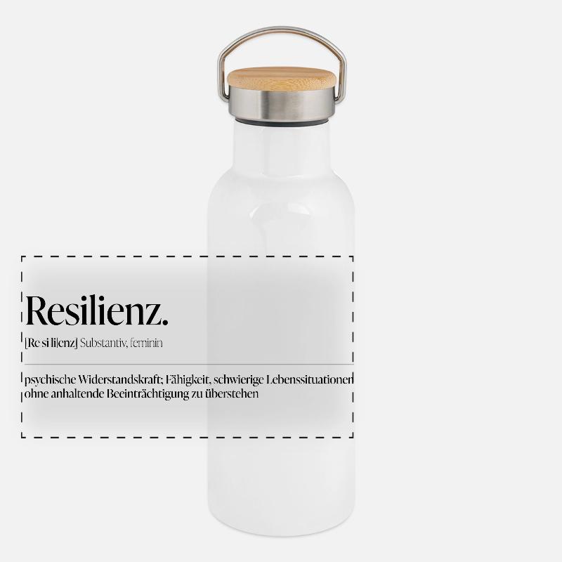 Resilience Panoramic Thermal Bottle with Bamboo Lid