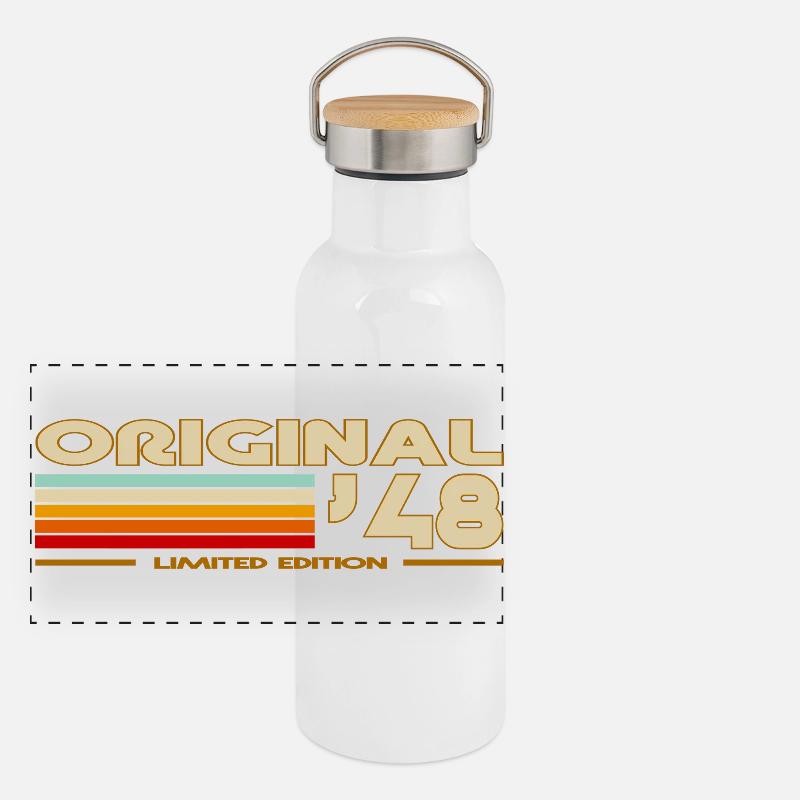 1948 Panoramic Thermal Bottle with Bamboo Lid