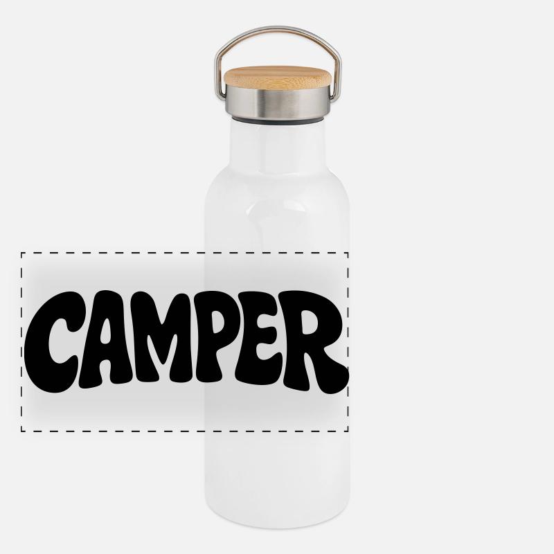Camper Panoramic Thermal Bottle with Bamboo Lid