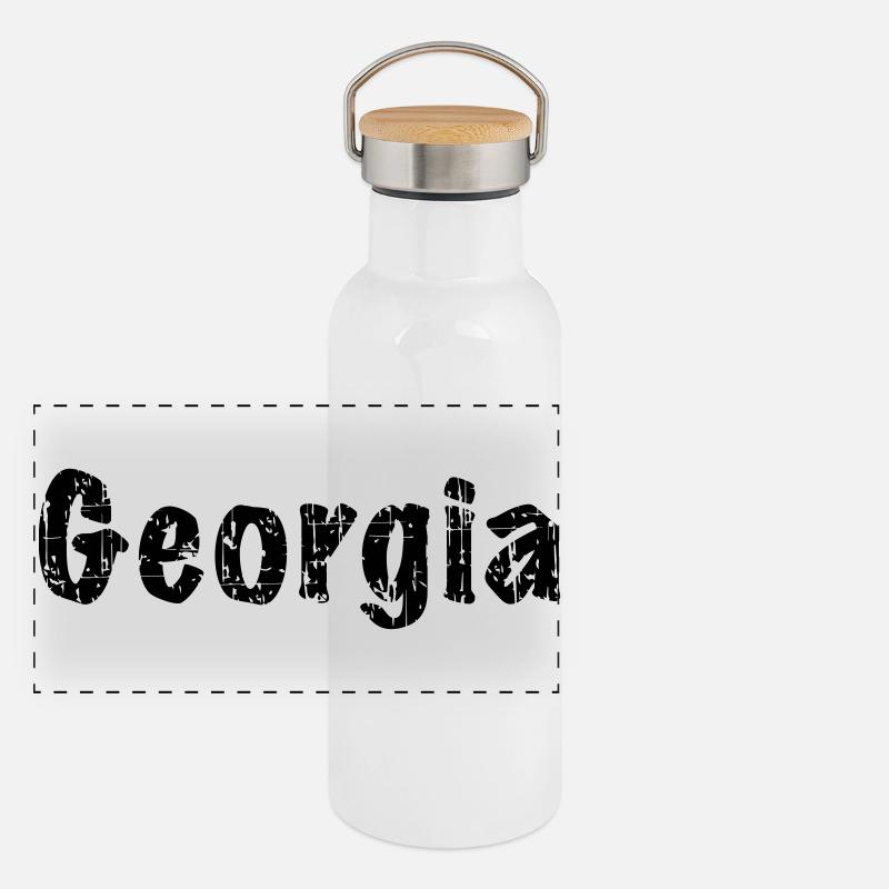 Georgia Panorama Thermosflasche mit Bambusdeckel