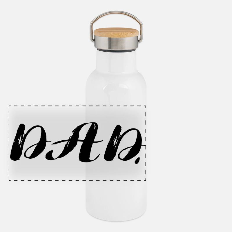 Dad Father's Day Dad Panoramic Thermal Bottle with Bamboo Lid