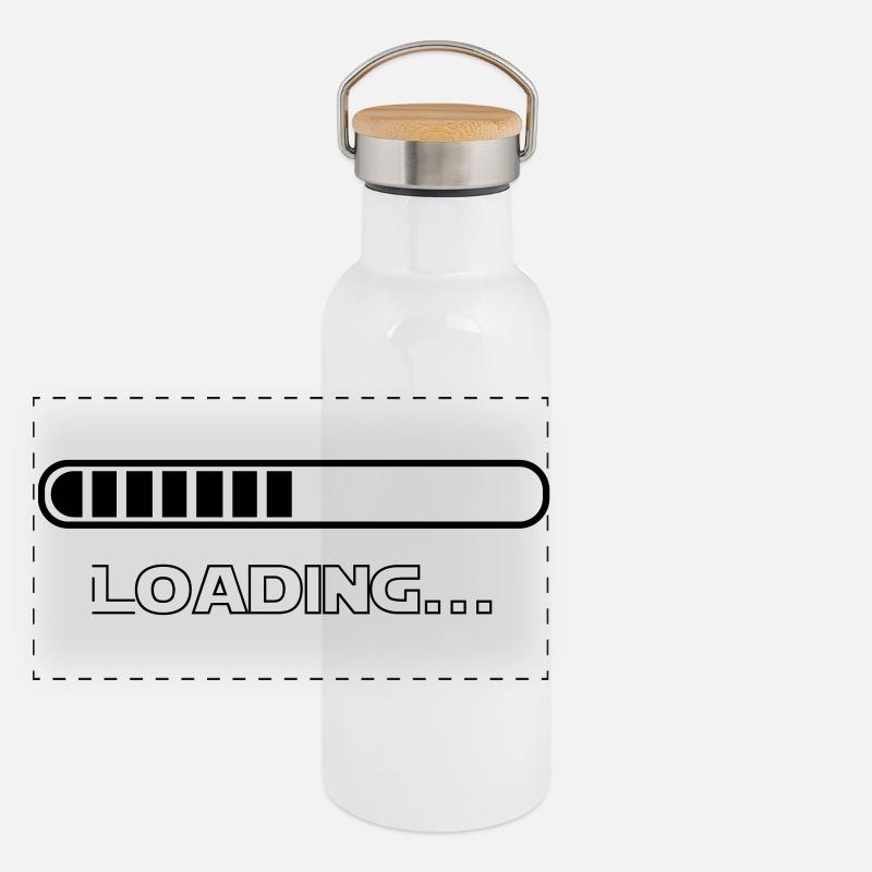 loading Panorama Thermosflasche mit Bambusdeckel