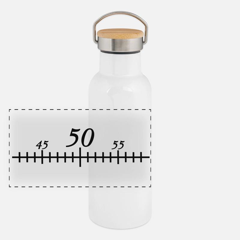 50 Birthday Panoramic Thermal Bottle with Bamboo Lid
