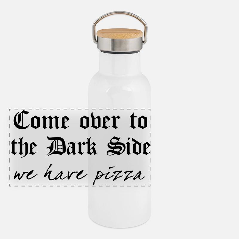 Dark Side Panoramic Thermal Bottle with Bamboo Lid