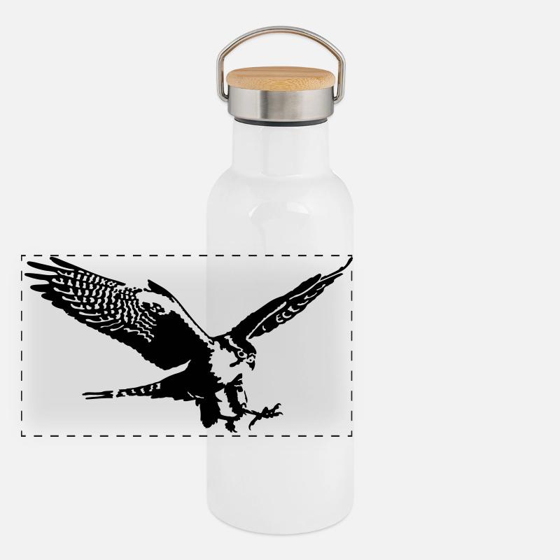 falcon Panoramic Thermal Bottle with Bamboo Lid