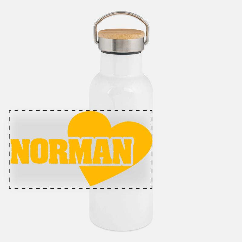 Or Normand Gourde isotherme avec bouchon en bambou