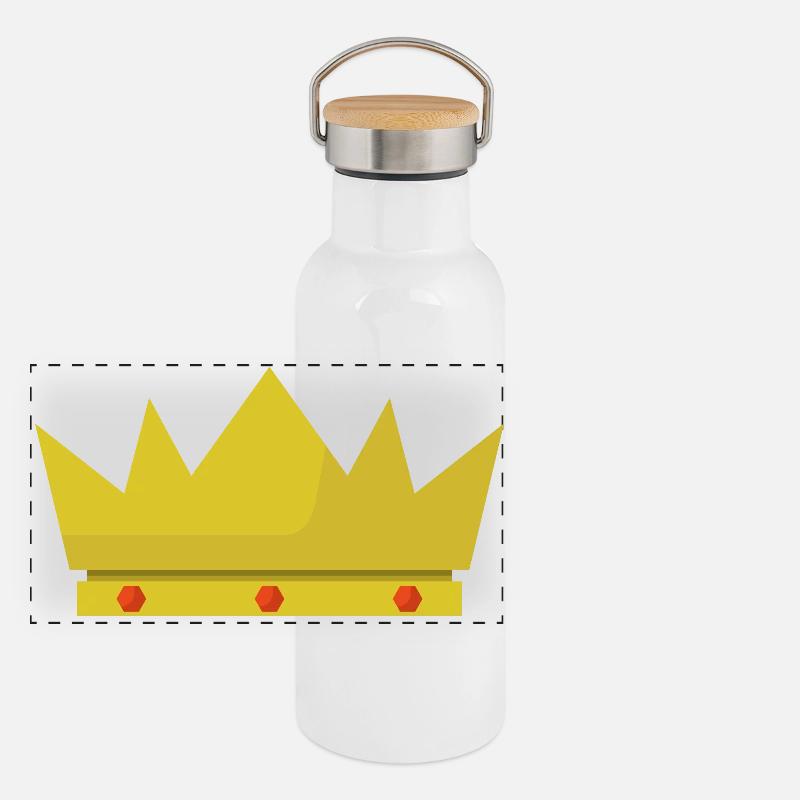 Couronne Gourde isotherme avec bouchon en bambou